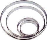 GOBEL Tart Ring Round w/Rolled Edge 8x2cm/3.2x0.8"