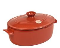 91324560 Emile Henry BRIQUE Flame Top Oval Dutch Oven / Stewpot 6L in Canada
