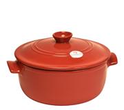 91324570 Emile Henry BRIQUE Flame Top Round Dutch Oven / Stewpot, 6.7L in Canada