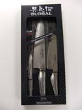 Global BOX SET G-2515 KNIFE SET 3pc (G2-COOK, GS5-VEG, GS15- Utility) in Canada