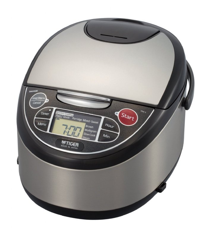 Tiger JAX-T18U 10.0 Cup 4-in-1 Microcomputer Controlled Rice Cooker in ...