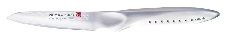 Global SAI-Paring Knife (SAIS01R) 9cm, Hammered Finish in Canada 