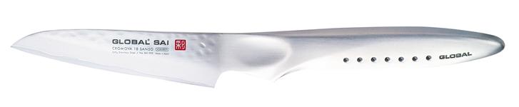Global SAI-Paring Straight Knife (SAIS03R) 9cm, Hammered Finished in Canada 