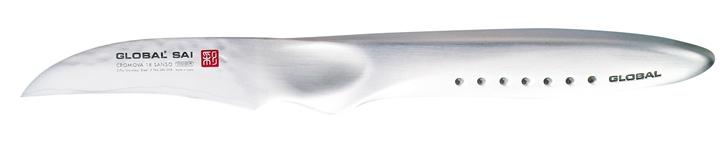 Global SAI-Peeling Knife (SAIS04R) 6.5cm, Hammered Finish in Canada 